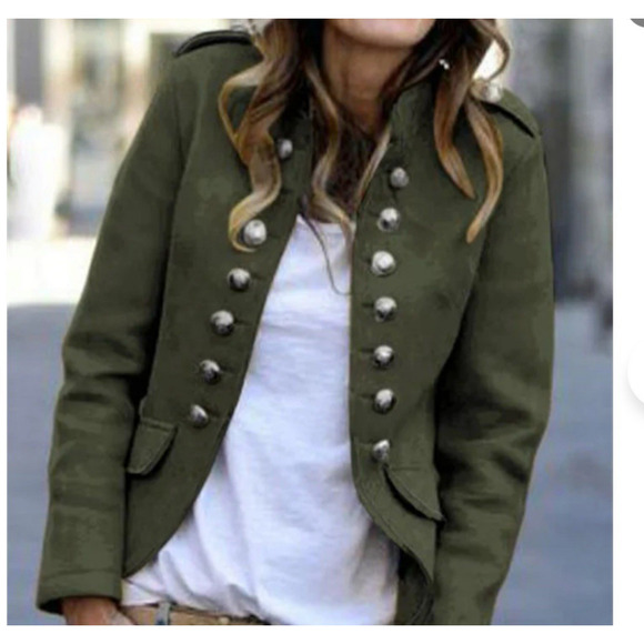 Blazer ASO Vampire Diaries Elena Gilbert Goth Steampunk Sz 10 - Picture 2 of 9